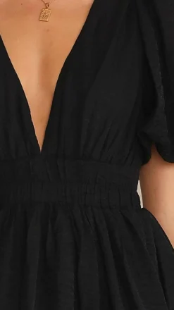 Erin Mini Dress - Black