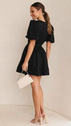 Erin Mini Dress - Black