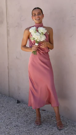 Esther Maxi Dress - Baked Rose