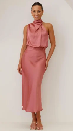 Esther Maxi Dress - Baked Rose