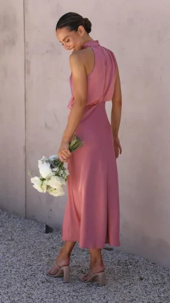 Esther Maxi Dress - Baked Rose