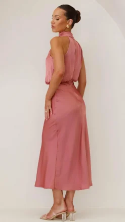 Esther Maxi Dress - Baked Rose