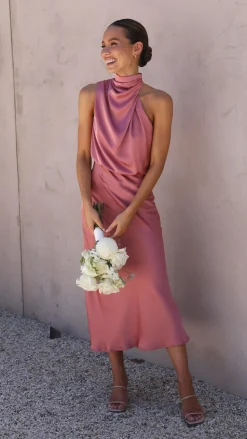 Esther Maxi Dress - Baked Rose