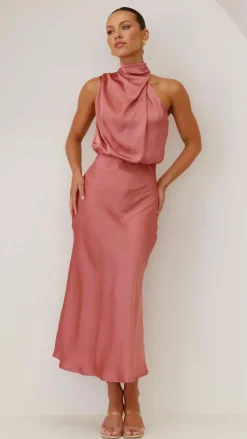 Esther Maxi Dress - Baked Rose