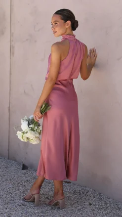 Esther Maxi Dress - Baked Rose