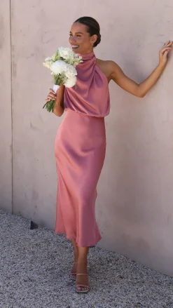 Esther Maxi Dress - Baked Rose