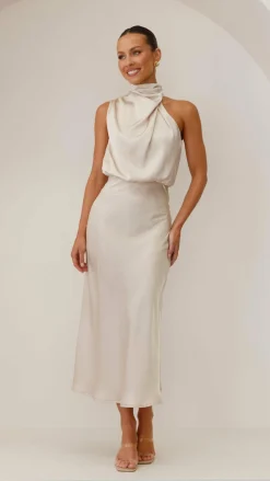 Esther Maxi Dress - Champagne