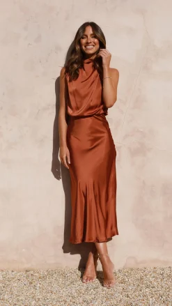 Esther Maxi Dress - Copper