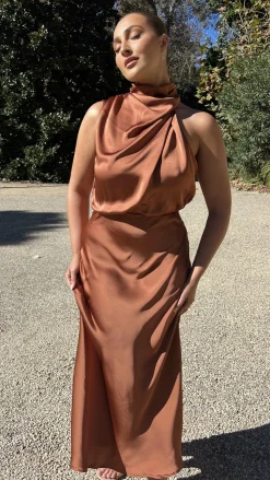Esther Maxi Dress - Copper