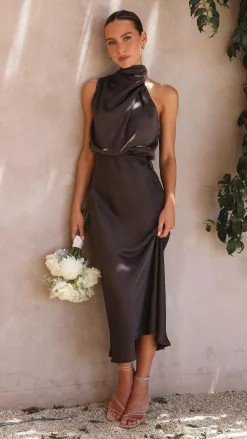 Esther Maxi Dress - Espresso