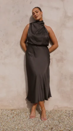 Esther Maxi Dress - Espresso