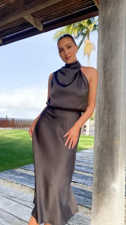 Esther Maxi Dress - Espresso