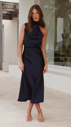 Esther Maxi Dress - Navy