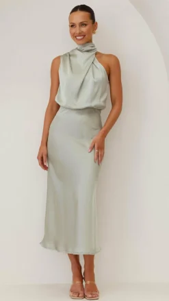 Esther Maxi Dress - Olive