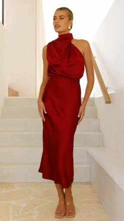 Esther Maxi Dress - Wine