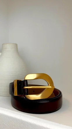 Evelyn Belt - Burgundy