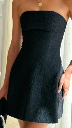 Evelyn Mini Dress - Black