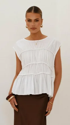 Evelyn Top - White