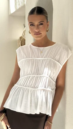 Evelyn Top - White