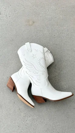 Everlyn Boots - White