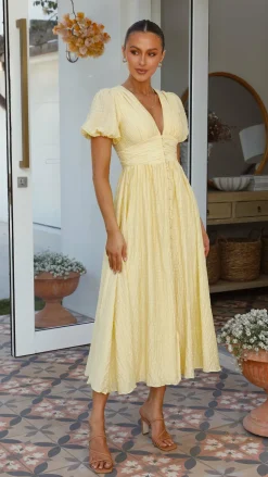 Faiz Maxi Dress - Yellow