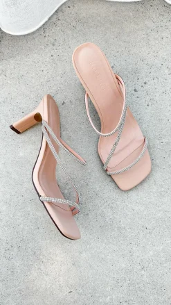 Femi Heel - Nude Diamante