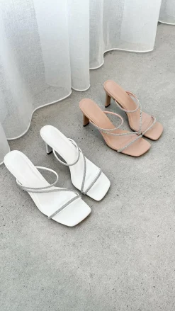 Femi Heel - Nude Diamante