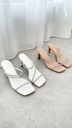Femi Heel - Nude Diamante