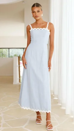 Fiora Maxi Dress - Baby Blue