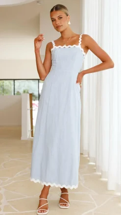 Fiora Maxi Dress - Baby Blue