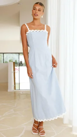 Fiora Maxi Dress - Baby Blue