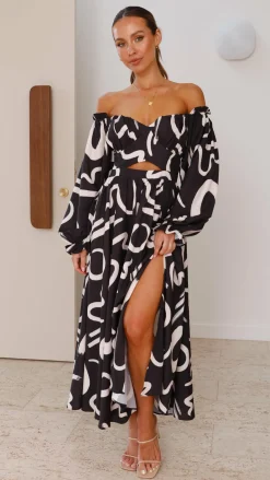 Freya Maxi Dress - Black