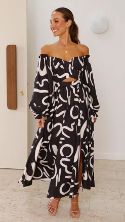 Freya Maxi Dress - Black