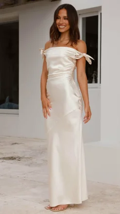 Frida Maxi Dress - Champagne