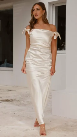 Frida Maxi Dress - Champagne