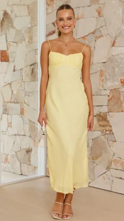 Galina Maxi Dress - Yellow