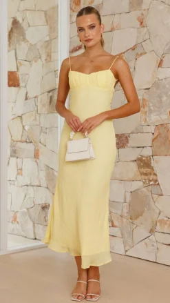 Galina Maxi Dress - Yellow