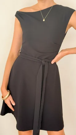 Gem Mini Dress - Black