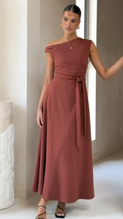 Gemma Maxi Dress - Brown