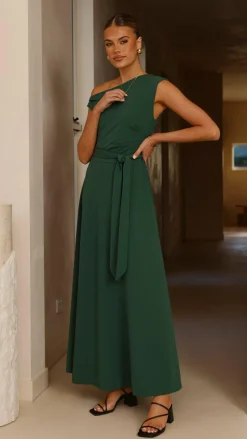 Gemma Maxi Dress - Emerald Green