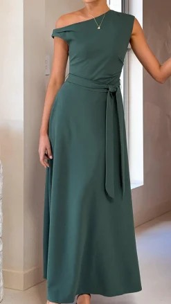 Gemma Maxi Dress - Emerald Green