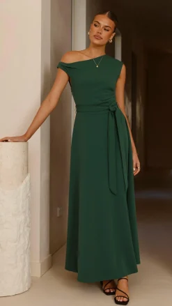 Gemma Maxi Dress - Emerald Green