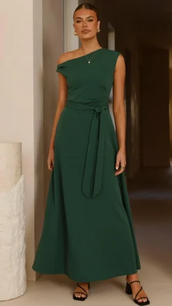 Gemma Maxi Dress - Emerald Green
