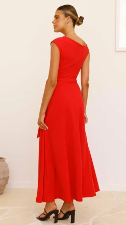 Gemma Maxi Dress - Red
