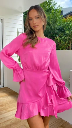 Geneva Dress - Hot Pink