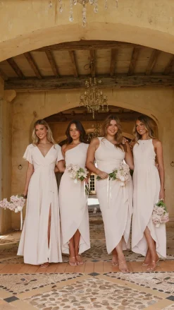 Genevieve Boat Neck Maxi Dress - Ivory