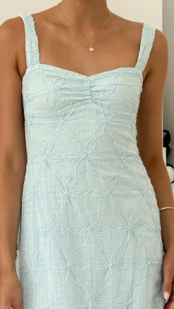 Gianna Maxi Dress - Blue Lace