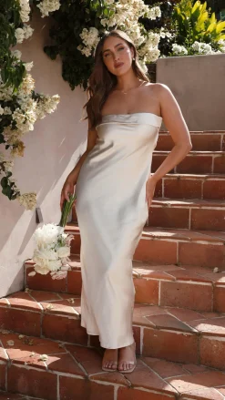 Gisele Maxi Dress - Champagne