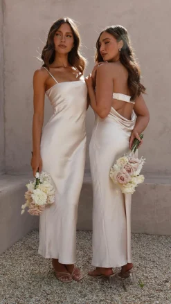 Gisele Maxi Dress - Champagne