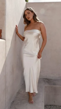 Gisele Maxi Dress - Champagne